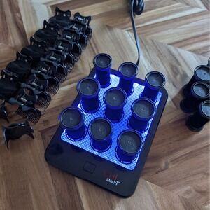 CHI Smart Magnify Ceramic Heated Rollers Setter with 1" and 1.25" Rollers